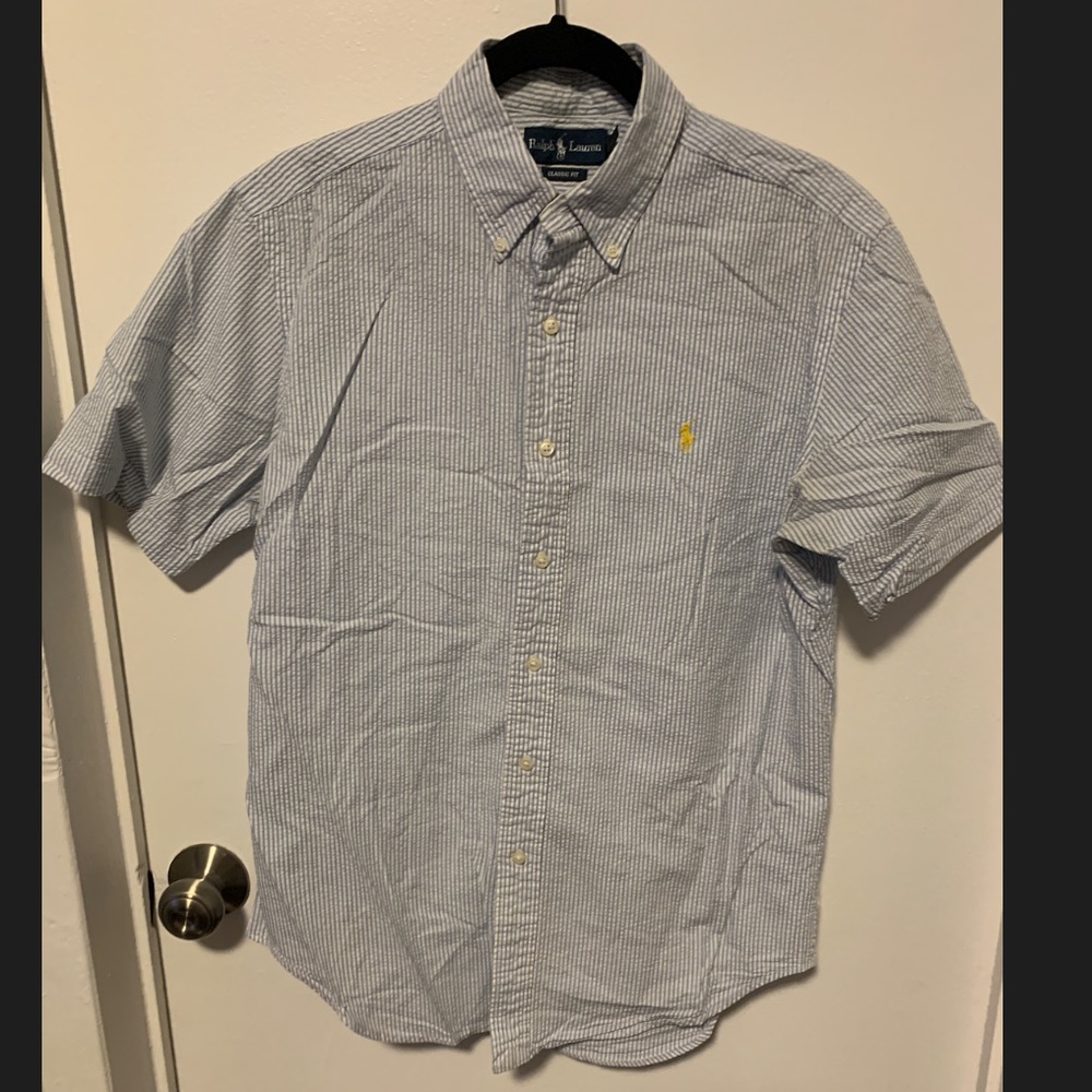 Ralph Lauren stripped button down tee
